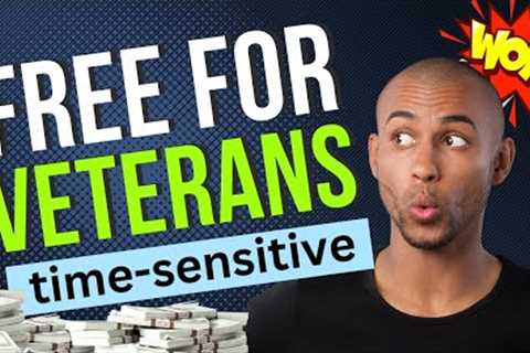 Time Sensitive! Free Access for Veterans - ACT NOW! Veterans Plan Become Financially Secure