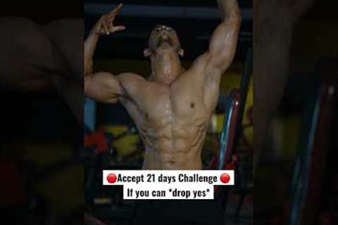 21 days Challenge for growth #shorts#fitness#gym