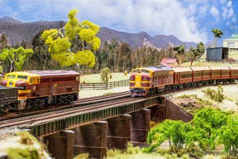 Clarendon Homes 'Southern Highlands' - HO Scale Australian Model Railway in a Display Home
