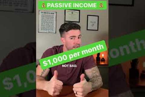 $1,000 Passive Income Every Month 🚨👀 What Is a Dividend
