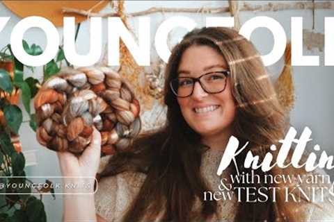 YoungFolk Knits Podcast: Knitting New Test Knits, Yarn, and Fiber