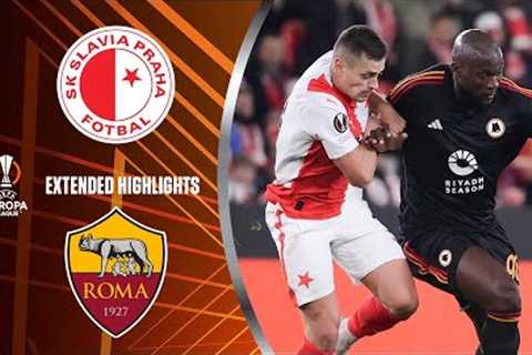 Slavia Praha vs. Roma: Extended Highlights | UEL Group Stage MD 4 | CBS Sports Golazo