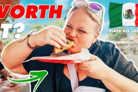 Our FIRST IMPRESSION Of Authentic Mexican Street Food | Playa Del Carmen