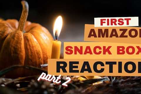 Amazon Prime UNBOXING First International Food Snack Box - Part 2 | alyssaxwest | honest reaction |
