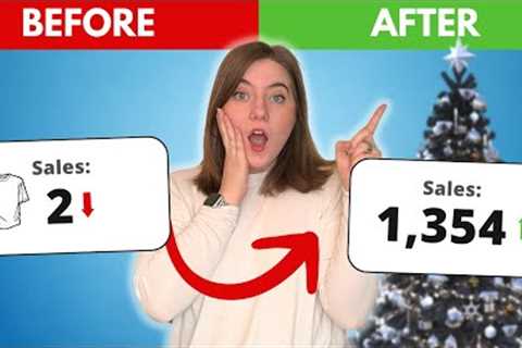 5 Tips to SKYROCKET Your Sales Before Christmas: Print on Demand Ideas for Etsy &amp; Amazon Merch