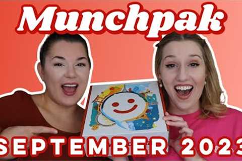 Munchpak | Unboxing &amp; Tasting | September 2023