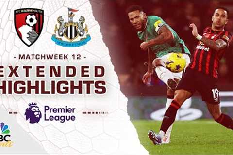 Bournemouth v. Newcastle United | PREMIER LEAGUE HIGHLIGHTS | 11/11/2023 | NBC Sports