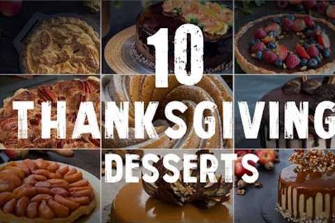 10 Thanksgiving Dessert Recipes