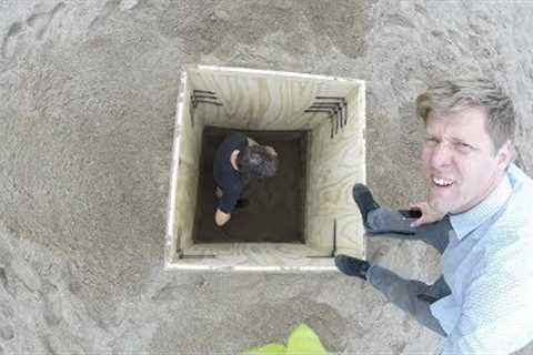 Underground Beach Hut Build