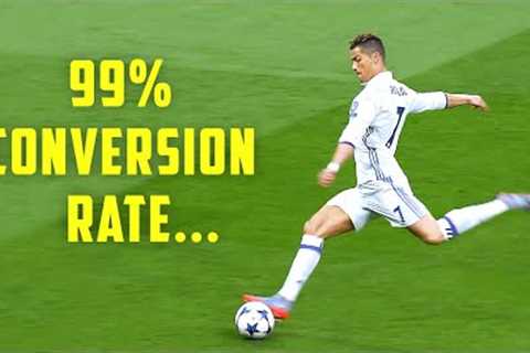 Cristiano Ronaldo's favorite type of finish...