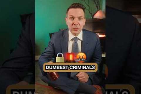 Is This The World's Dumbest Criminal?! #truecrime #law