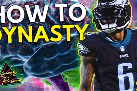 *ELITE* TIPS BEGINNERS NEED TO KNOW THAT PROS FORGET! - DYNASTY FANTASY FOOTBALL!