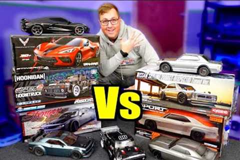 5 RC Cars, Only 1 Winner!