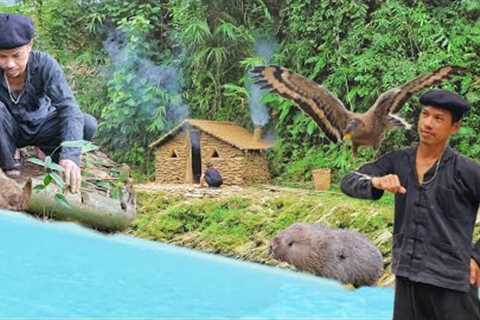 15 Days in the Forest to Build the 13th House and Make a Bamboo Mouse trap as food for the Eagle