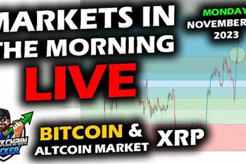 MARKETS in the MORNING, 11/13/2023, BITCOIN at $36,800, Altcoin Market Weekend, Stocks Green Week