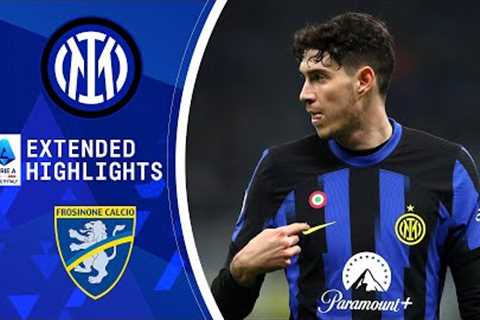Internazionale vs. Frosinone: Extended Highlights | Serie A | CBS Sports Golazo