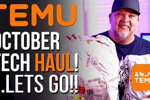 TEMU TECH Haul #5 October Edition! Unboxing and Review!