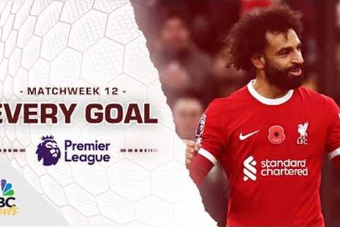 Every Premier League goal from Matchweek 12 (2023-24) | NBC Sports