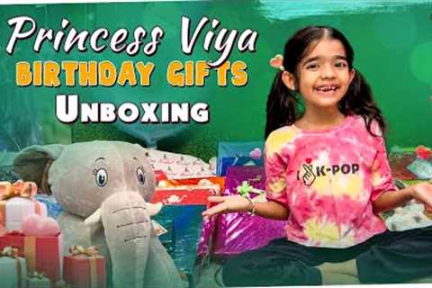 Princess Viya's Birthday Gifts Unboxing || Princess Viya || Infinitum media