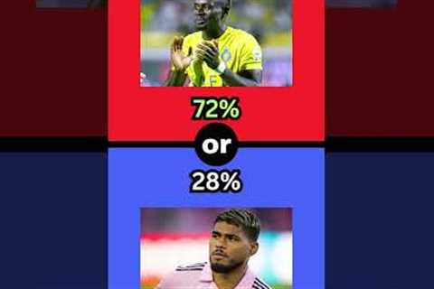 Al Nassr vs Inter Miami | Would You Rather? Football Edition 20 #shorts