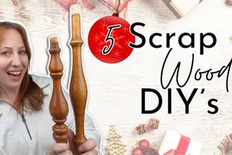 5 Scrap Wood Decor DIY’s // High end home decor