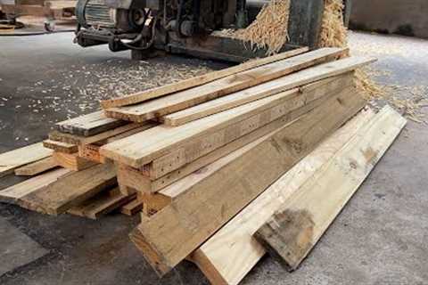 Ideas From Tree Trunks And Waste Pallet, Craftsmen Create Wonderful Tea Table Set