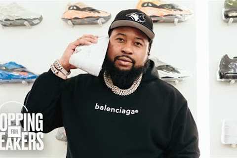 DJ Akademiks Goes Shopping for Sneakers at Kick Game