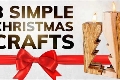 CRAFTING Christmas MAGIC: Top 3 Low Cost Woodworking Projects