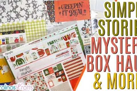 Simple Stories Warehouse Mystery Box Sale Unboxing &amp; some other collections including Harvest..