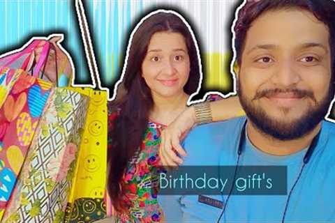 Husband Birthday Gift's unboxing | hum sbny kia dia 😄❤️