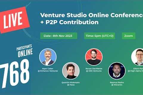 Venture Studio Online Conference: Hexa, OSS Ventures, Enhance Ventures, Merantix, High Alpha Inno