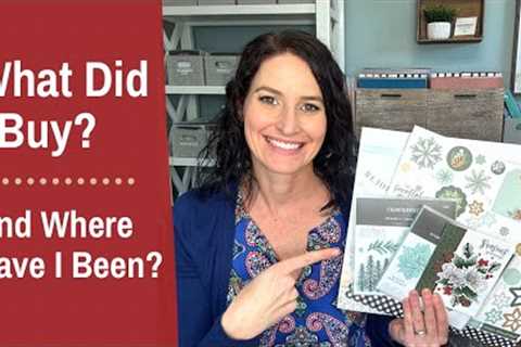 Unboxing Scrapbooking Products &amp; Where I've Been | CTMH Nov-Dec 2023 Catalogs