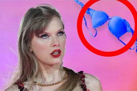 Taylor Swift UNCOMFORTABLE by fans THROWING at her on stage