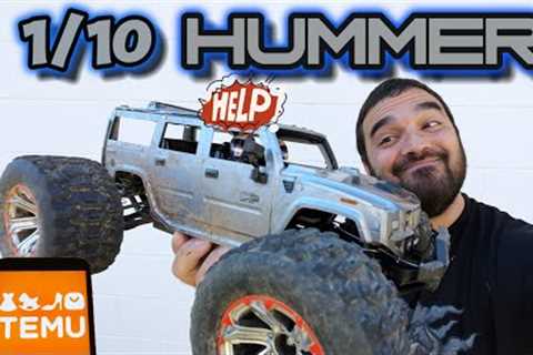 This RC CAR HUMMER from TEMU is AWESOME!