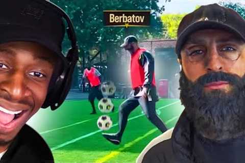 DIMITAR BERBATOV OLD MAN FOOTBALL PRANK!!