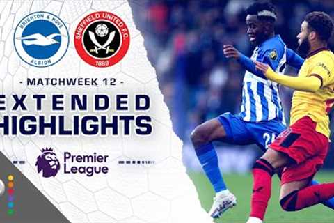 Brighton v. Sheffield United | PREMIER LEAGUE HIGHLIGHTS | 11/12/2023 | NBC Sports