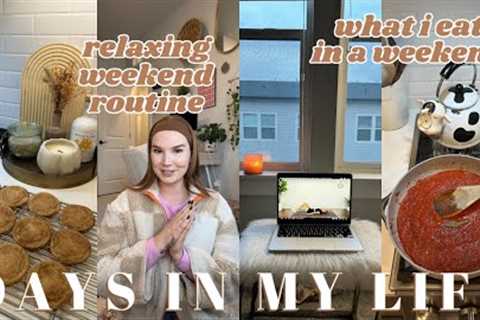 VLOG | Days in My Life | What I Eat in a Weekend, Car Errands, + Best Snickerdoodles Recipe