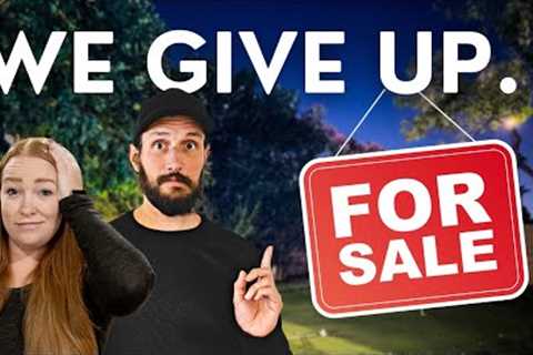 We're ready to sell this property.