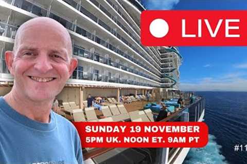 Live Cruise Q&amp;A #115: Sunday 19 November 2023 (5pm UK. Noon ET. 9am PT)