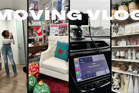 MOVING VLOG 28| decor shopping + grocery shopping + iPhone 15 promax + amazon unboxing + teddy blake