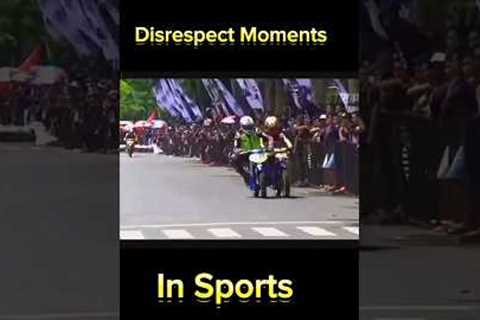 Disrespect Moments in Sports 😳😳😳😳😳 #shorts #disrespect #sports #nosportsmanship #trending