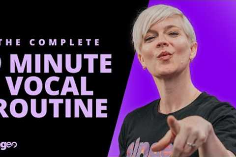 The Complete 9 Minute Vocal Routine (Sing-A-Long Lesson)