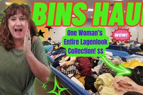 I Found Her Entire Collection &amp; It Sold Fast!  ~ GOODWILL OUTLET BINS Thrift HAUL TO RESELL on..