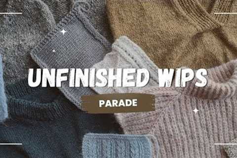 Reviewing my hibernating WIPs and unfinished objects - The Woolly Worker Knitting Podcast