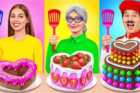 Me vs Grandma Cooking Challenge | Parenting Hacks by Mega DO Challenge