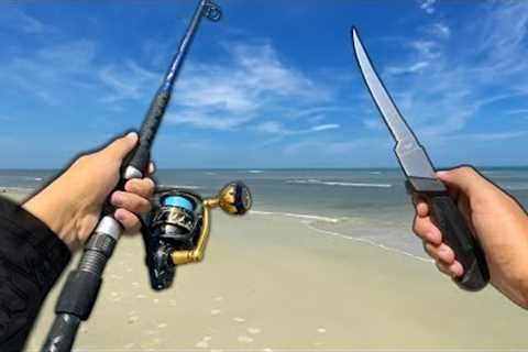 Eating Whatever I Catch.. (Catch and Cook) Saltwater Fishing FEAST
