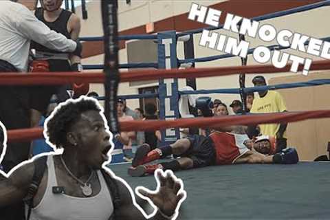 INSANE KNOCKOUT AT BOXING CHAMPIONSHIP TOURNAMENT (GENE LEWIS INVITATIONAL)