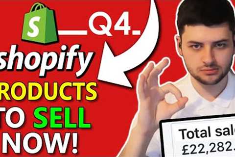 Top 5 BEST WINNING Products to Sell In Q4 (Shopify Dropshipping)