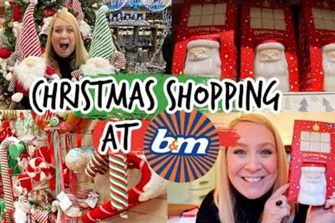 CHRISTMAS SHOPPING AT B&amp;M! Shop With Me, Haul &amp; Garden Centre Festive Fun! 🎄