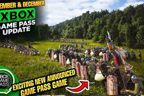 8 NEW XBOX GAME PASS GAMES REVEALED THIS NOVEMBER &amp; DECEMBER &amp; BEYOND